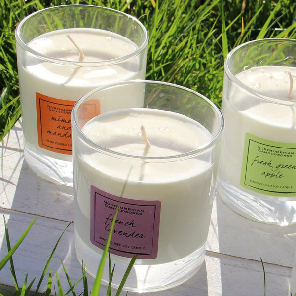 Soy Candles for Home - Soy Wax Candles in Glass Jars by Northumbrian Candleworks