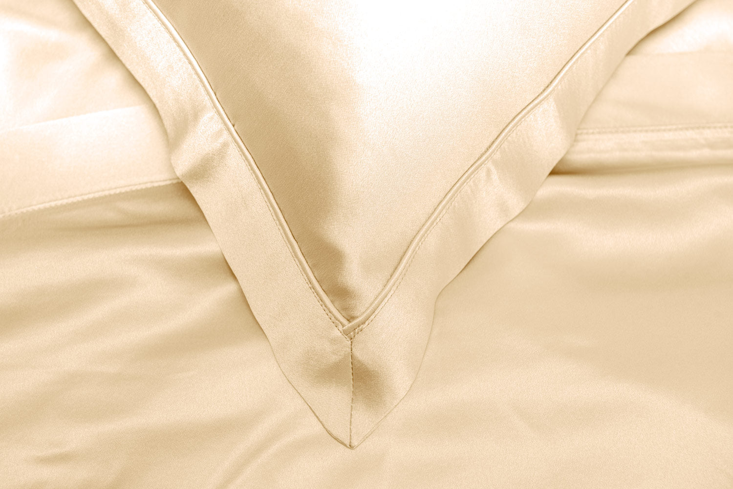  Home - Juego de sábanas de seda de hielo de tela de seda  sintética, funda de cama de color puro, ropa de cama para cuatro  estaciones, 180 x 200 + 9.8 in 