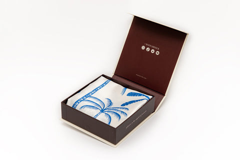 The Palms Silk Pillowcase in Gift Box