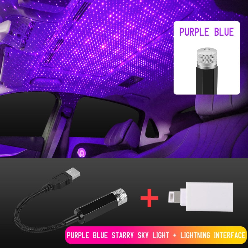 car interior projector lights