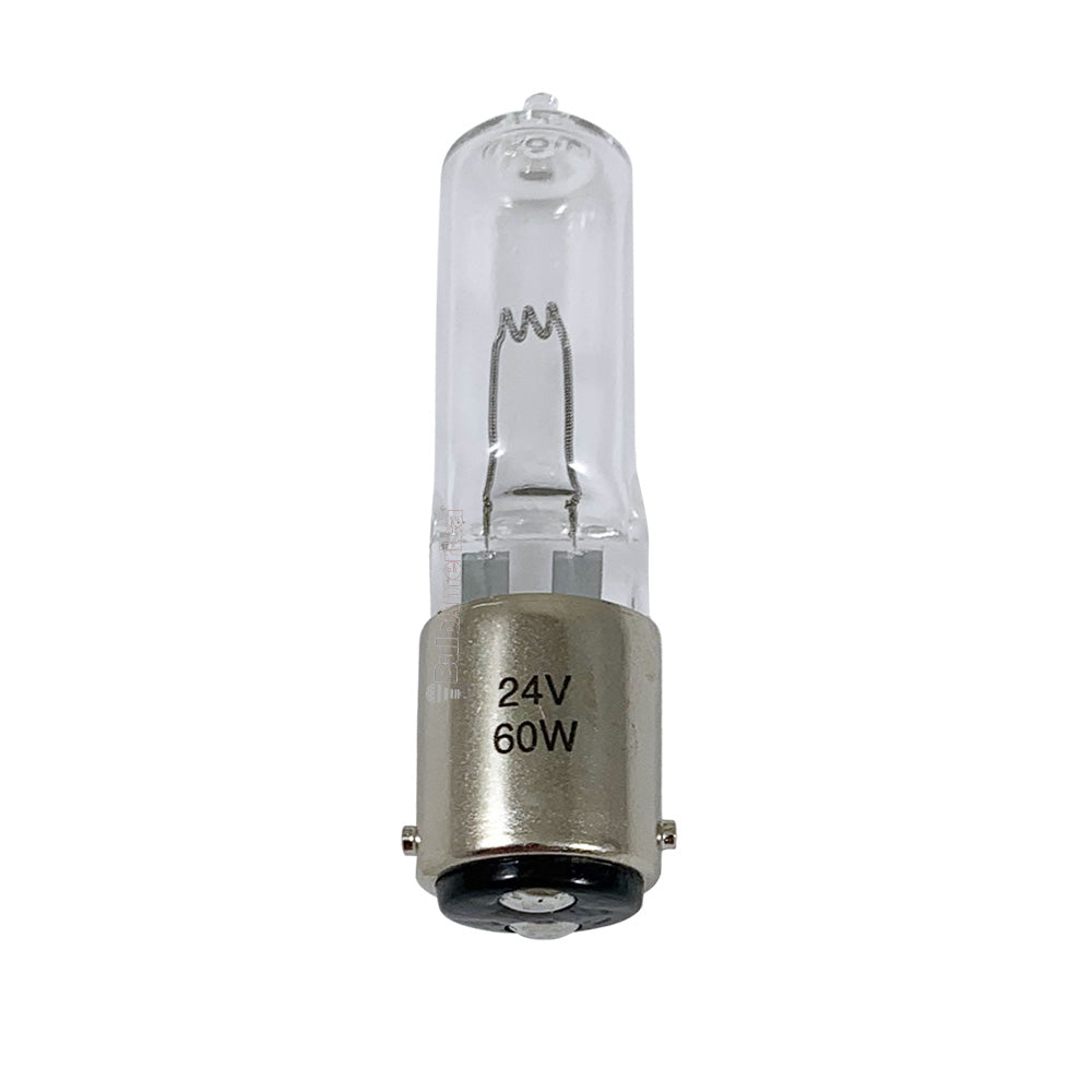 USHIO JCD24V-60W/ BA15d Double Contact Bayonet Base Halogen Bulb - 1000915