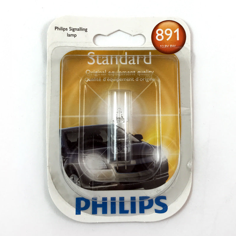 Philips 891 - 8w 12.8v T3.25 2-Pin(G4 Base) Automotive Miniature Bulb