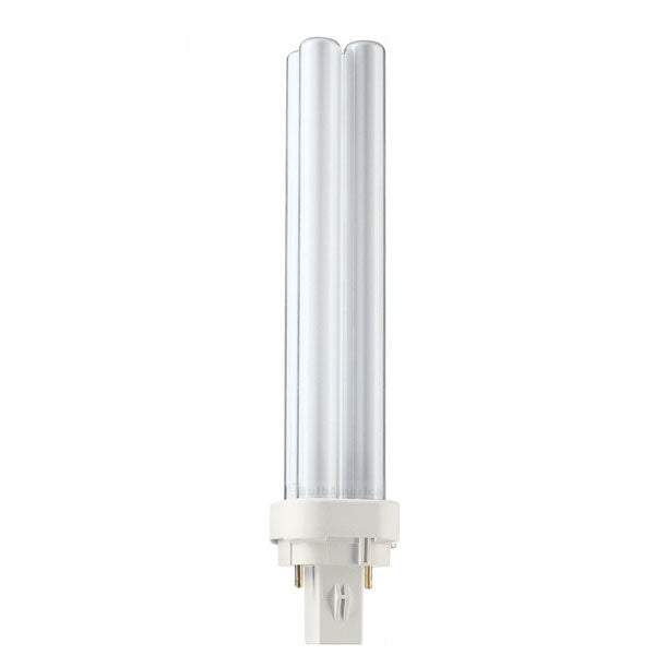 Philips 21w Double Tube 2-Pin G24D-3 3500K White Fluorescent Light Bulb