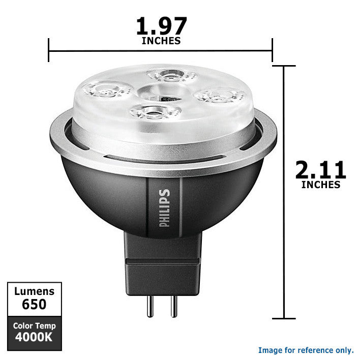 Philips LED spot non dimmable - GU10 36D 3W 240lm 4000K 230V