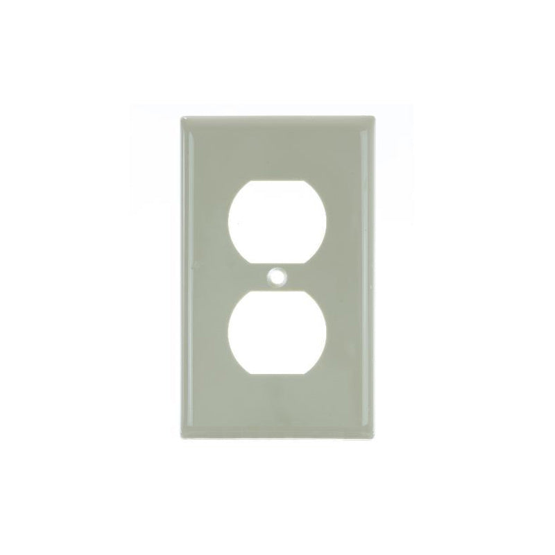 12Pk - SUNLITE Ivory E211I 1 Gang Duplex Receptacle Plate