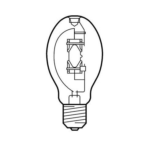 GE MPR175/VBU/PA/O lamp 175W Multi-Vapor Protected PulseArc Quartz Metal Halide