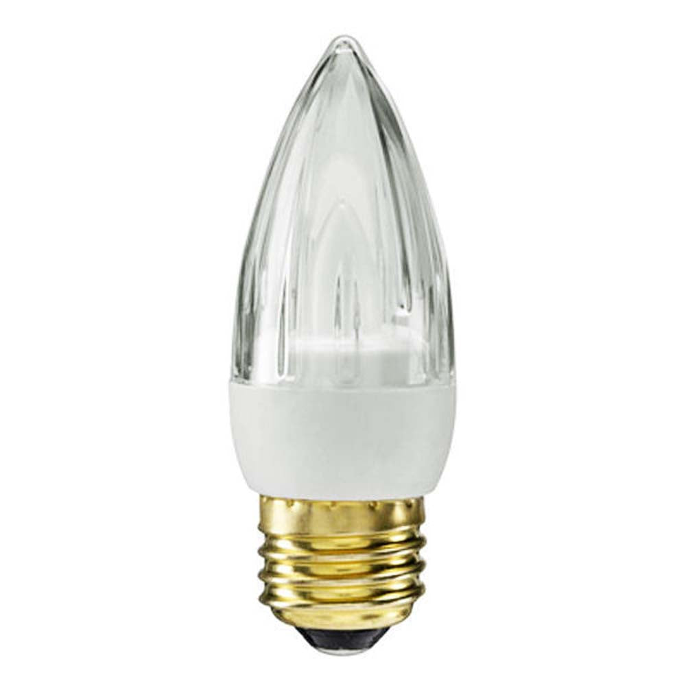 GE 2.4w 120v Torpedo LED Bulb E26 base 3000k 100Lm Candle Bulb - 15w equiv