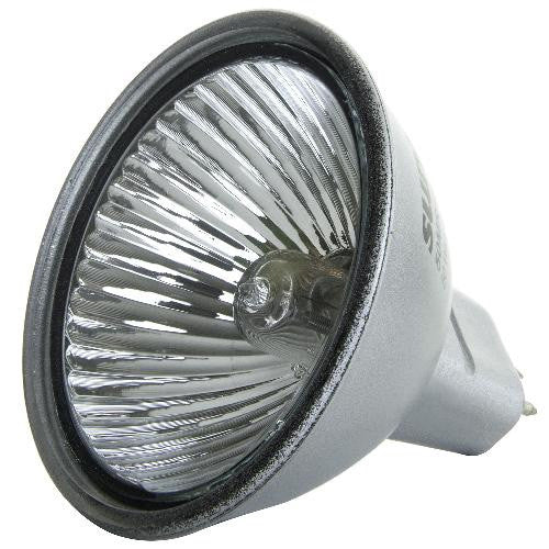 SUNLITE EXN 50w 12V MR16 Flood FL w/ Front Glass and Silver Back Halogen Bulb