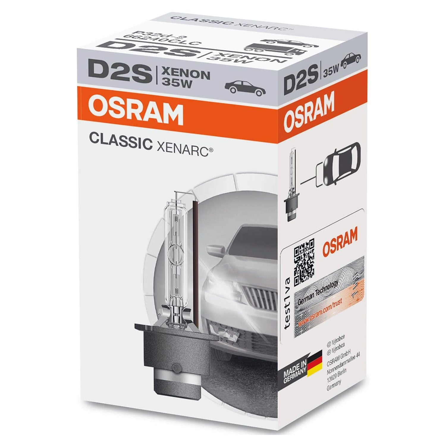 OSRAM 64212 - H8 35W 12V - Original Line High Performance Automotive B –  BulbAmerica