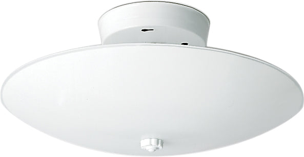 2 Light - 12" - Ceiling Fixture - White Round