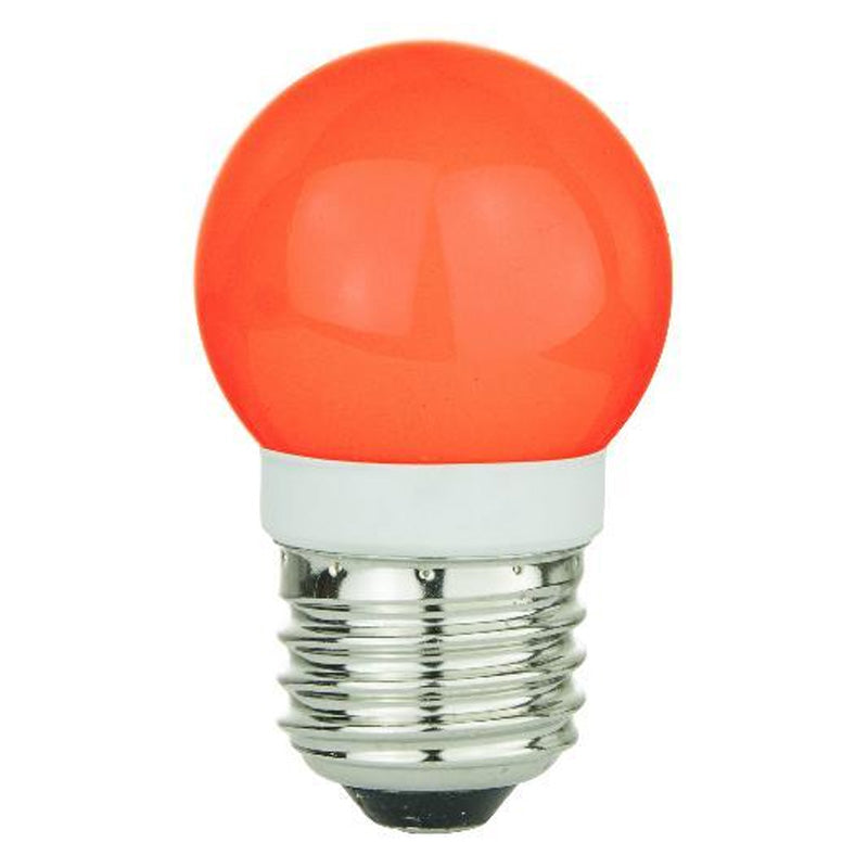 SUNLITE 1w G16 19LED, Red Medium Base Bulb