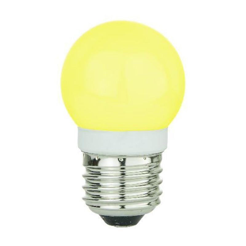 SUNLITE 1w G16 19LED, Yellow Medium Base Bulb