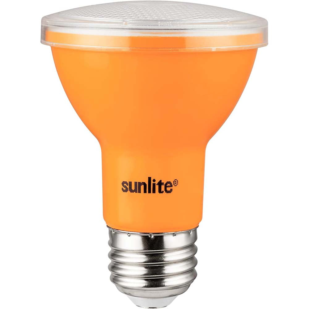 Sunlite 3w LED PAR20 Amber Colored Recessed Floodlight Bulb - 50w Equiv