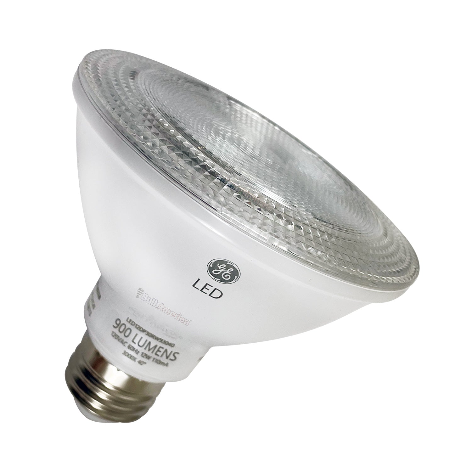 GE 84380 12W PAR30 3000K Flood 40d 900lm Dimmable Low Glare Bulbs