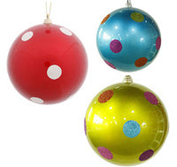 Polka Dot Ball Ornament