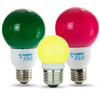 Globe Colored Bulbs