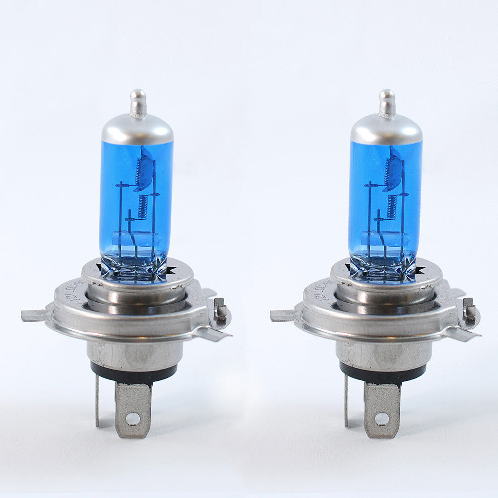 BULBAMERICA H4 - 100W/80W 12V P43T Xenon White Twin Pack Halogen Light Bulb