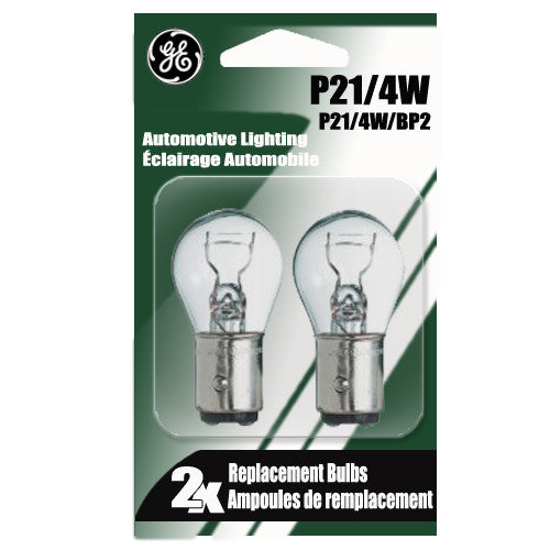 GE 7225 P21/4W - 25w 13.5v S8 Low Voltage bulb - 2 Pack