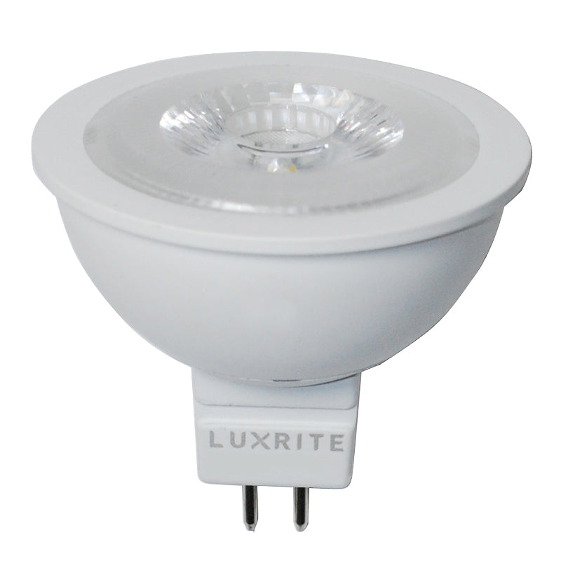 LUXRITE 7W GU5.3 3000K Soft White FL40 Dimmable MR16 LED Light Bulb