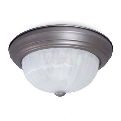 SUNLITE 18W GU24 Energy Star Brushed Nickel Dome Fixture