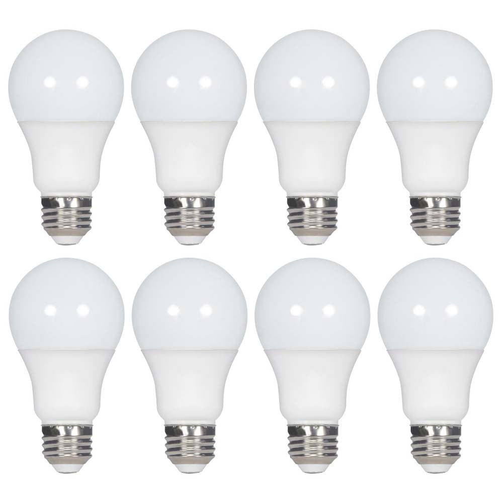 8Pk - 14W A19 LED 2700K Non-Dimmable E26 Medium base - 100w equiv