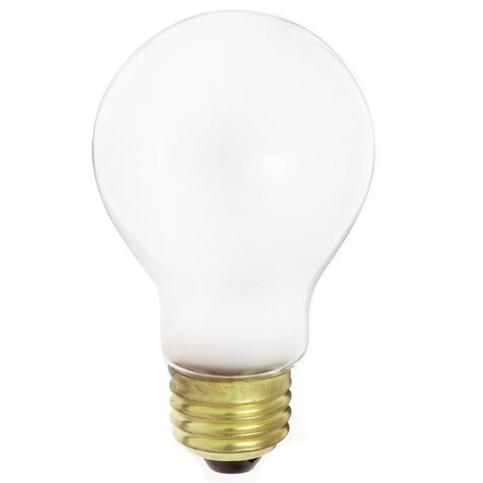 Satco S1810 40W 120V A19 White E26 Medium Base Incandescent lamp - 4 bulbs