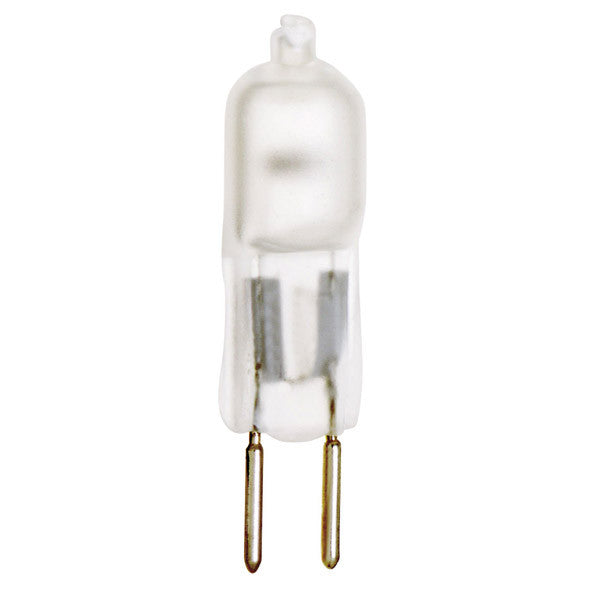 Satco S1909 20W 12V G4 Frost halogen light bulb