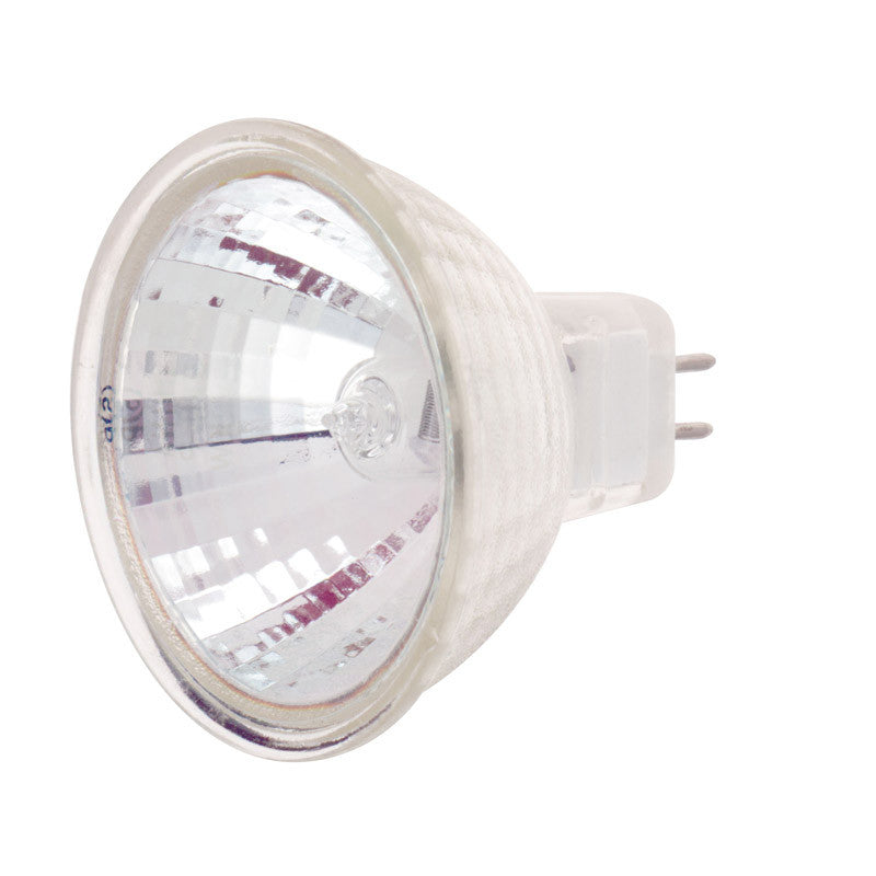 Satco S1977 35W 120V MR16 GX5.3 base Flood FL halogen light bulb