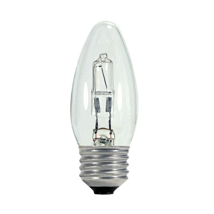 Satco 43w 120v Torpedo Clear E26 Medium Base Halogen light bulb