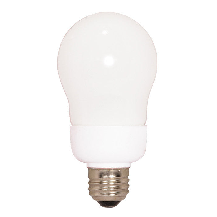 Satco S7284 9W A-Shape Screw-In 2700K fluorescent bulb