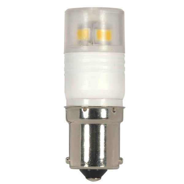 Satco S9222 2.3 Watt 3000K T3 Replacement BA15s Base LED Light Bulb