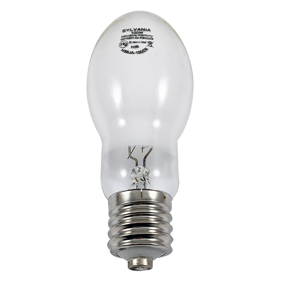 Sylvania 100w H38 ED23.5 Coated Mercury Vapor Lamp - H38JA-100/DX