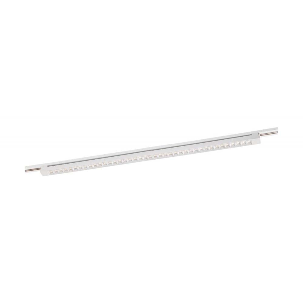 LED 4FT Track Light Bar White Finish 30 deg. Beam Angle 120v