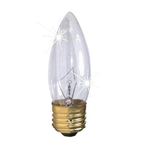 Sunlite 60w 120v Krypton Torpedo Clear E26 Medium Base light bulbs