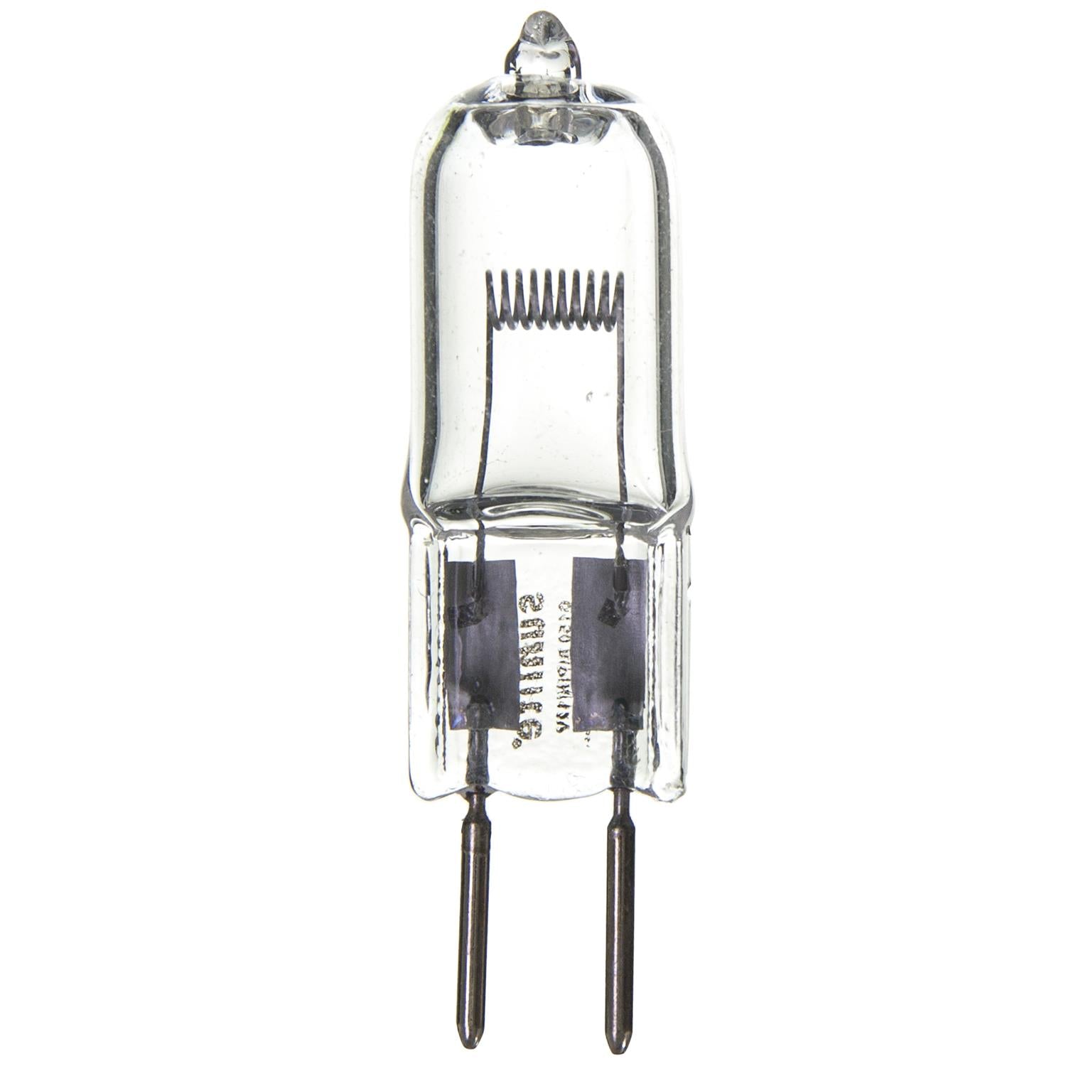 SUNLITE 150w 12v Single Ended T3.5 GY6.35 Bi-Pin Base Clear 3200K Halogen Lamp