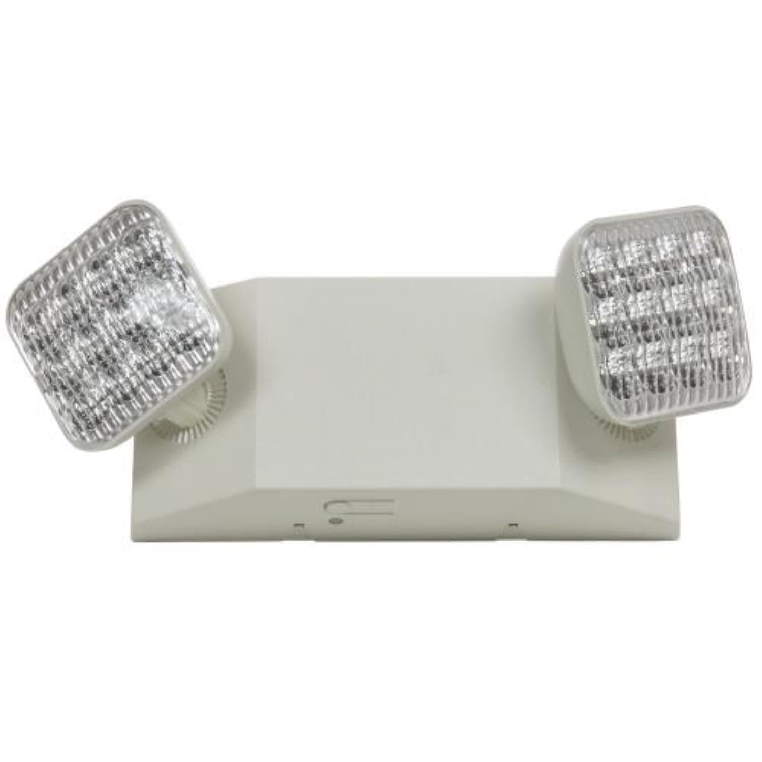 SUNLITE LEDR-1 2-Head White Emergency Light Wall Mount