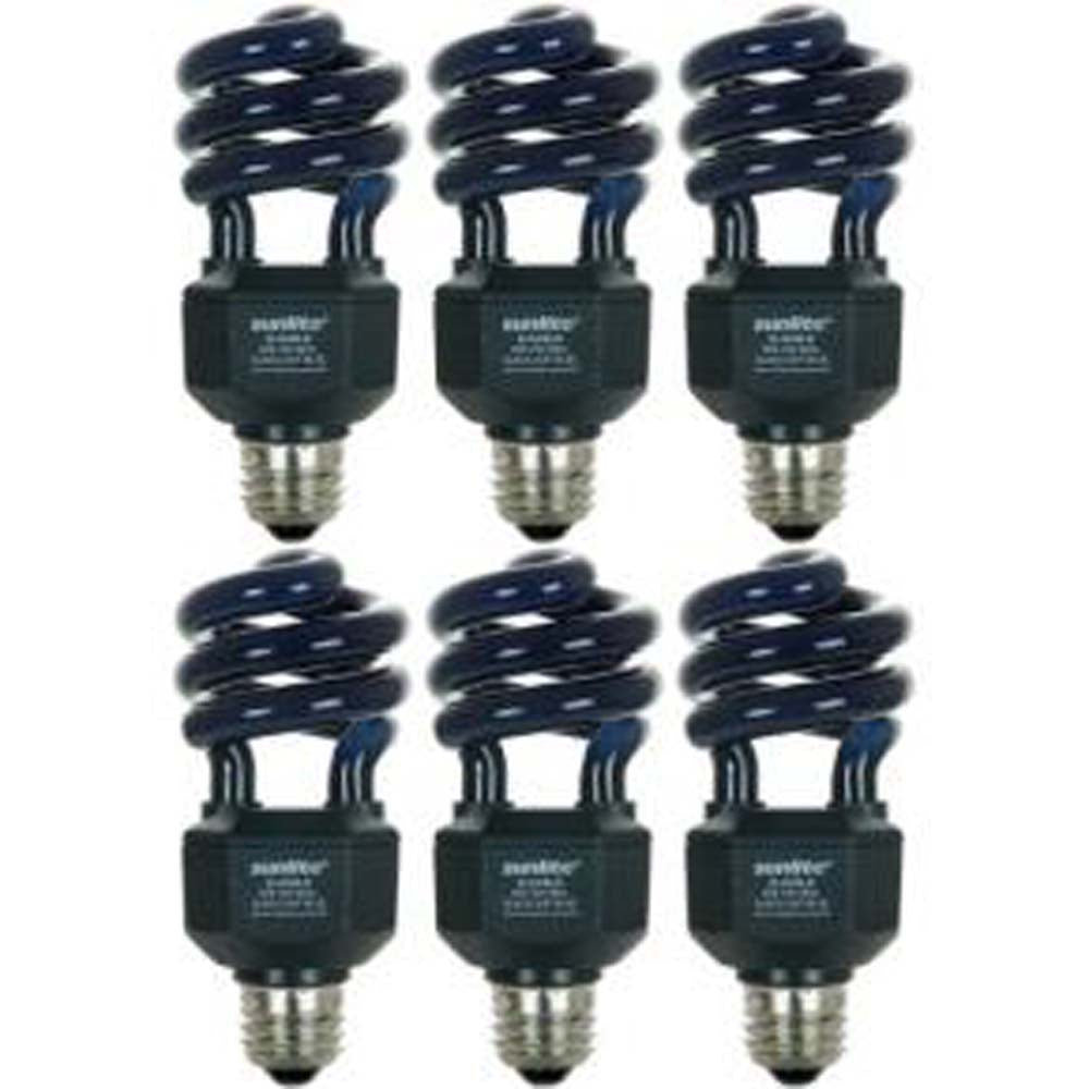 6Pk - Sunlite 20 Watt Fluorescent Black Light Blue