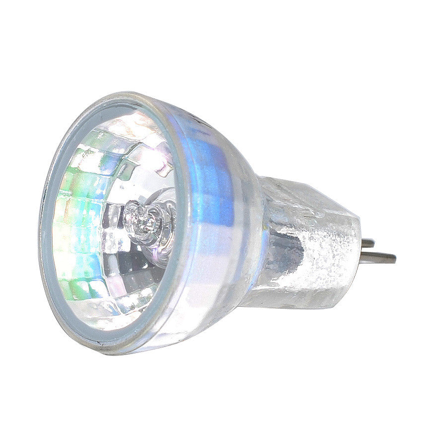 BulbAmerica 20W 12V MR8 G4 Bi-Pin Base Clear Spot Bulb