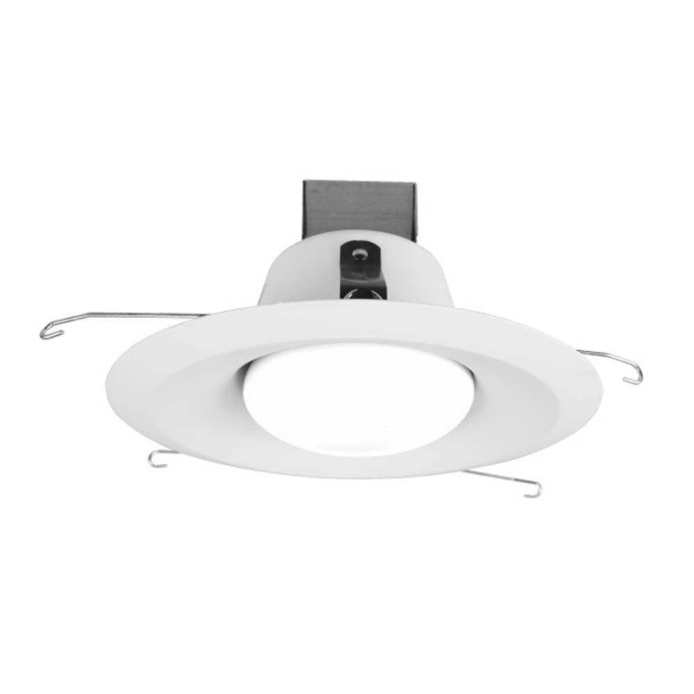 Nicor 6 in. White Recessed Open Splay Trim