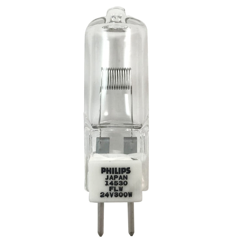 Philips FLW 14530 300w 24v GY6.35 3500k Projection Halogen Light Bulb