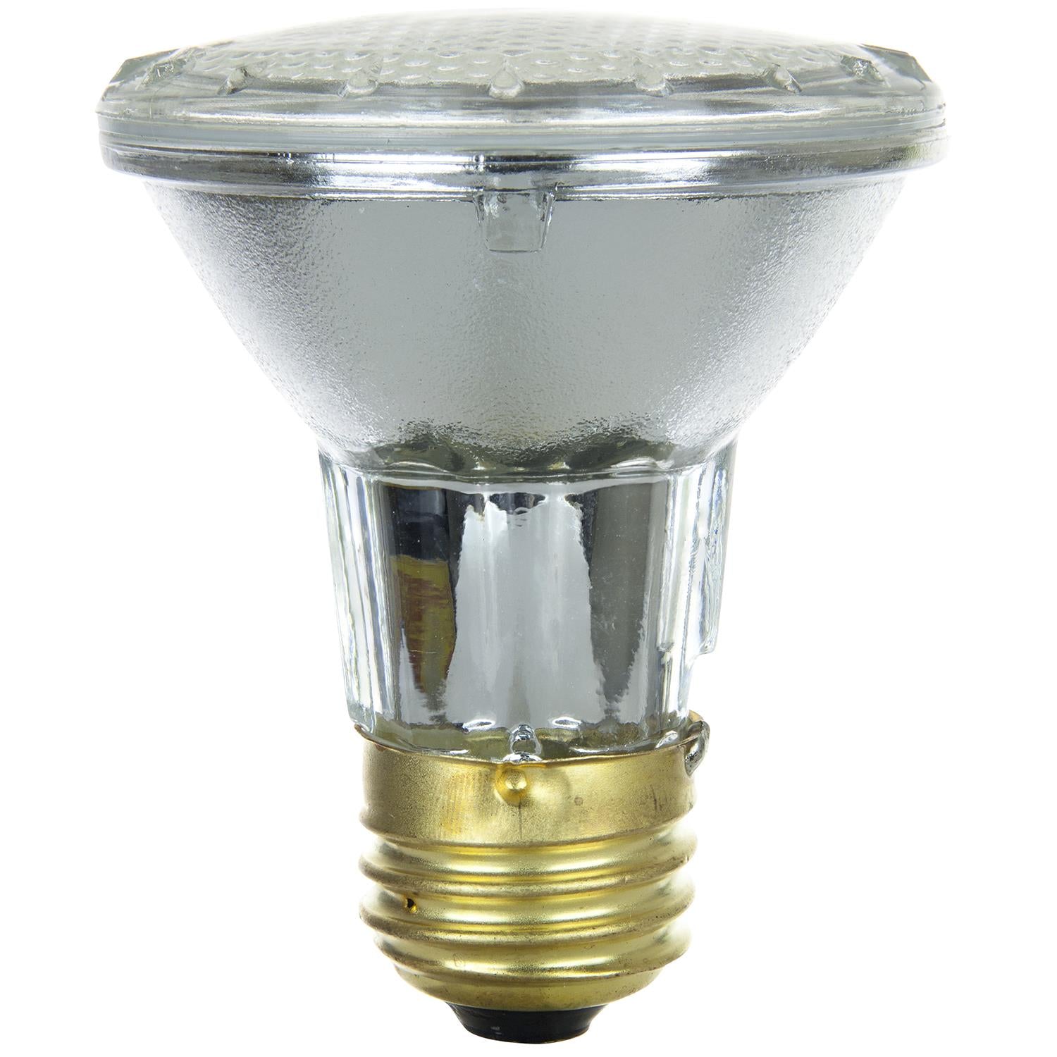 SUNLITE 39w PAR20 Narrow Flood 30 deg. Medium Base 3200K Halogen Lamp