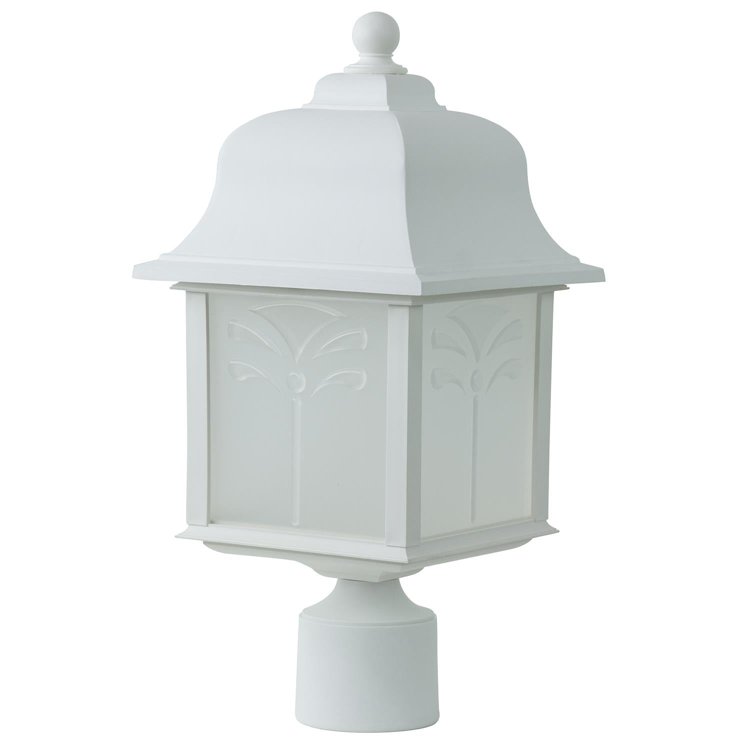 SUNLITE GU24 Orchid Style Collection White Outdoor Post Lights