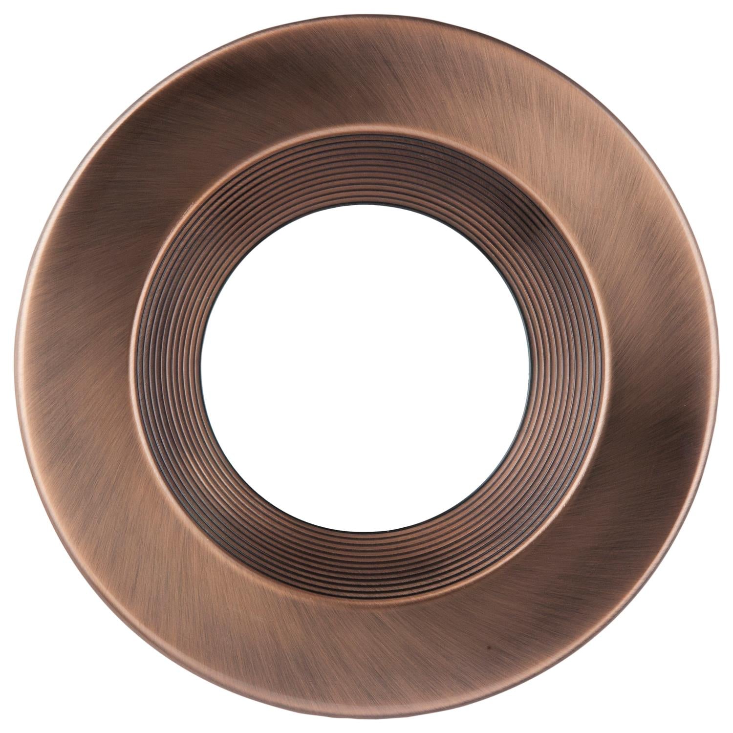 SUNLITE 6" Round LED Trim Retrofit Fixture, Bronze Finish