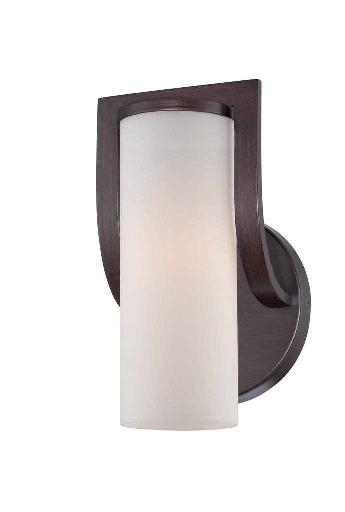 Daytona - 1 Light Vanity Fixture w/ Satin White Glass ...