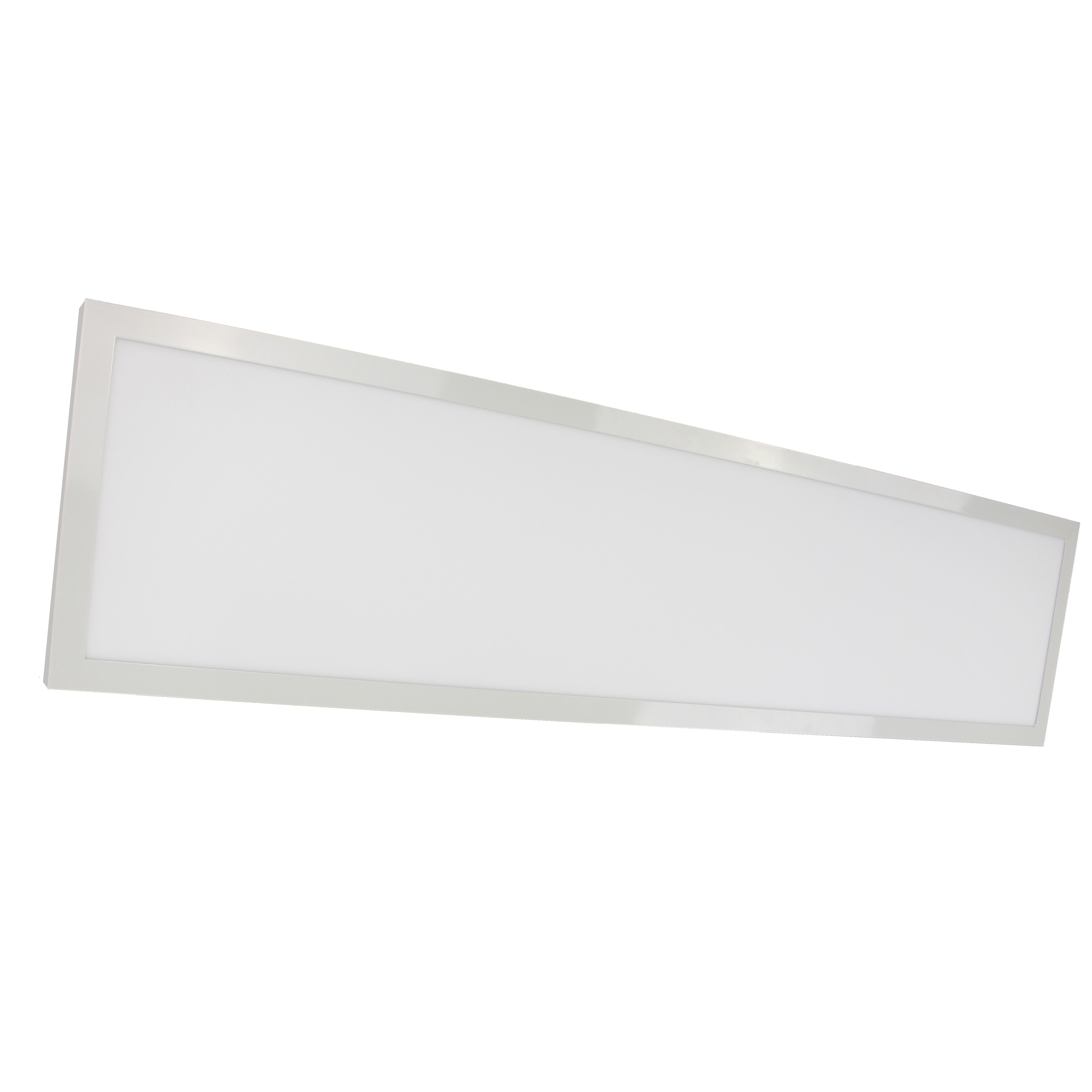 45W 12" x 48" Surface Mount LED Fixture 3000K White Finish 120/277V