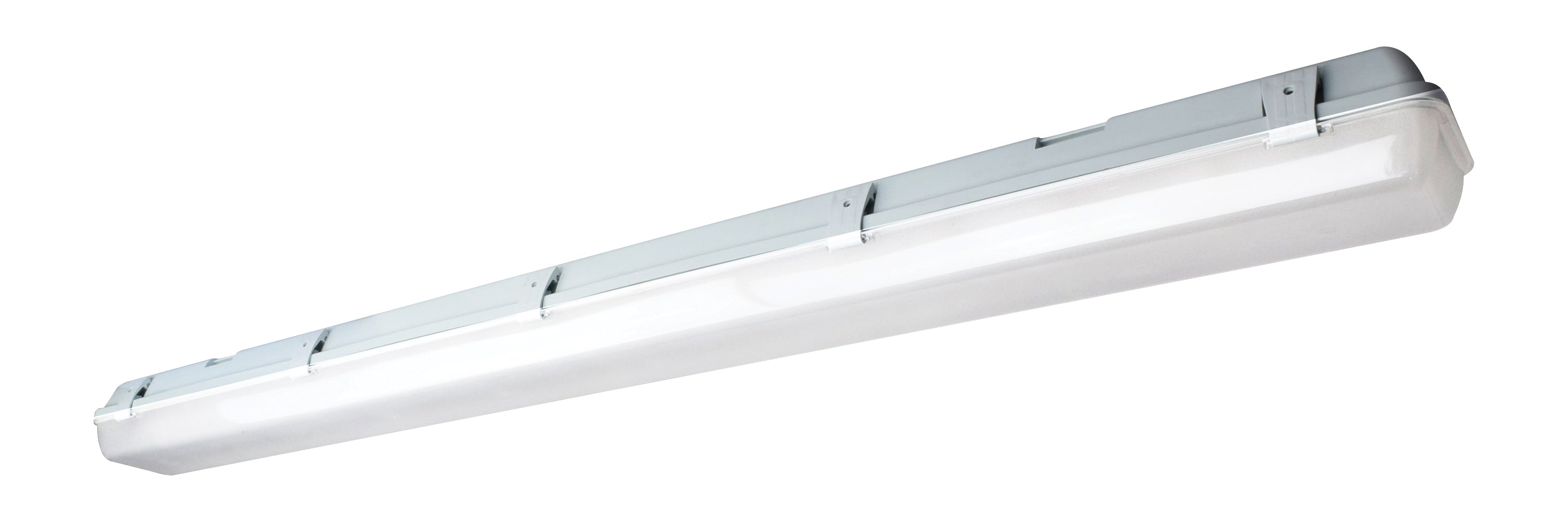 Nuvo 29w LED Vapor Proof Surface Mount Fixture w/ White/Gray Finish 5000k