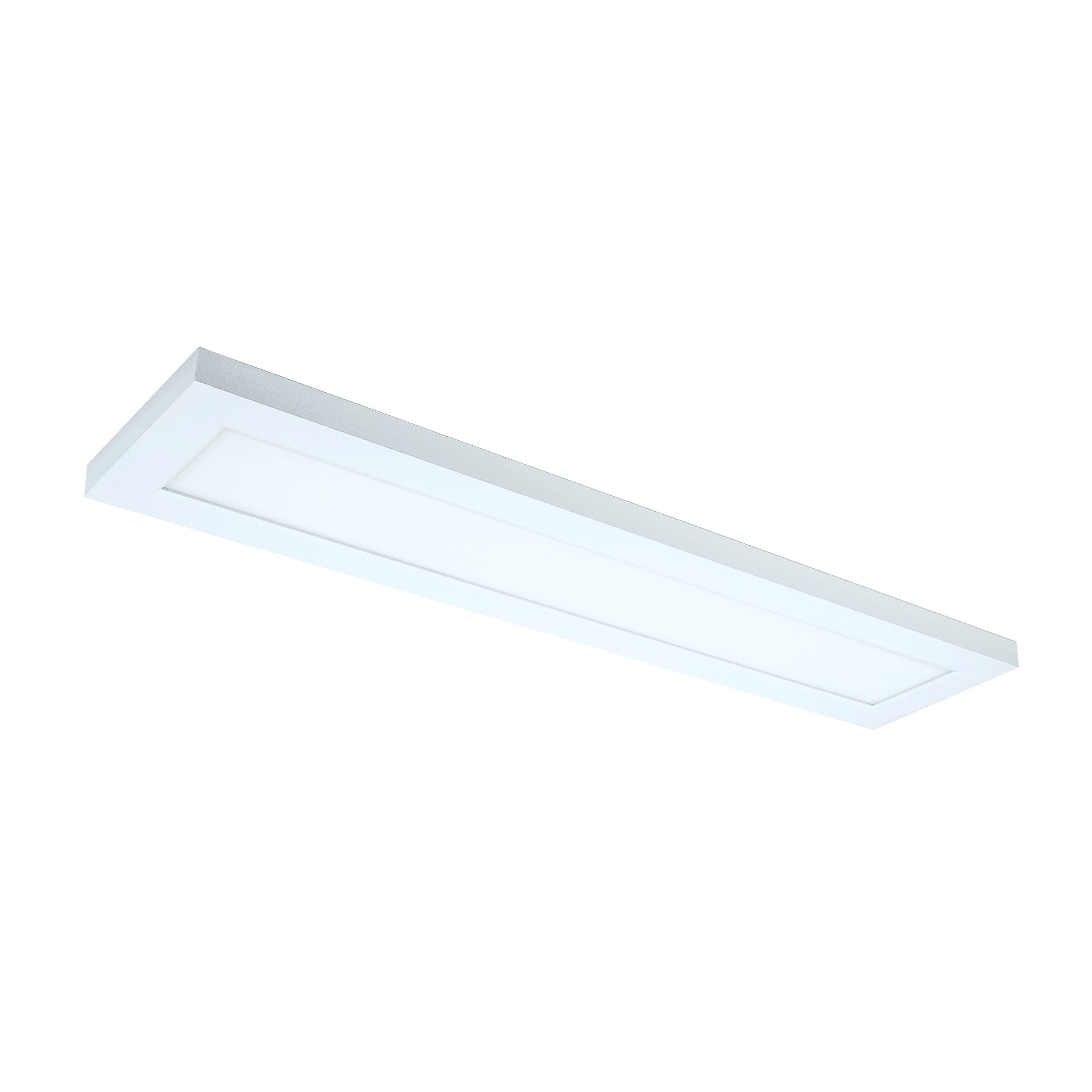 22W 5" x 24" Surface Mount LED Fixture 5000K White Finish 120/277V