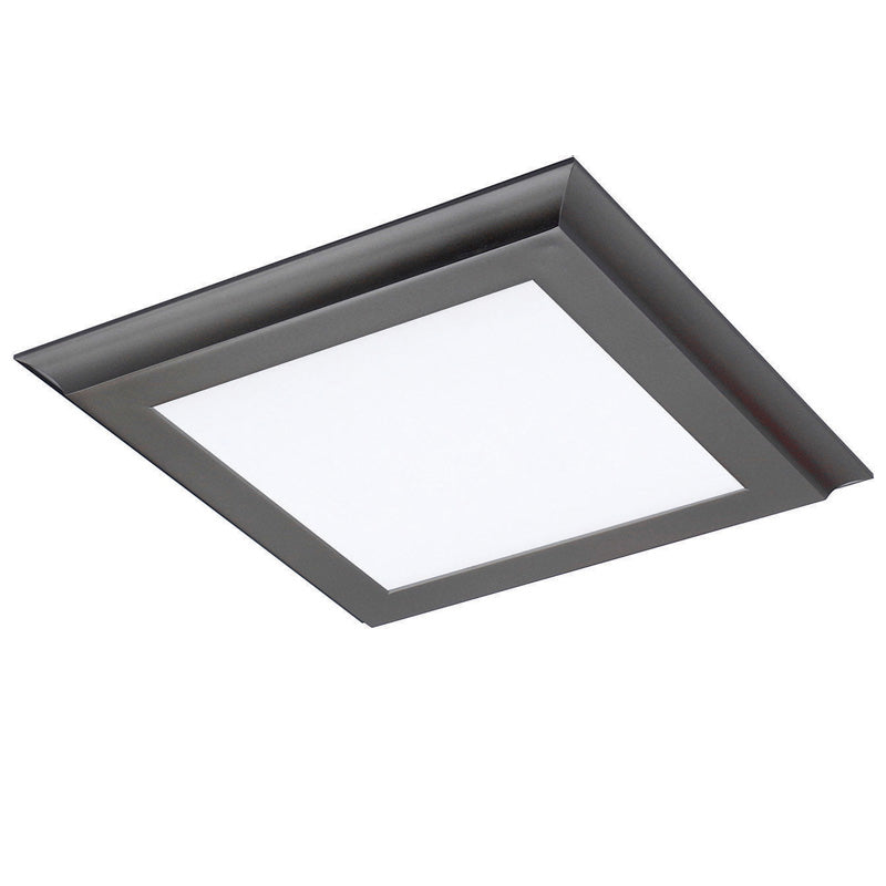 Nuvo Blink Plus 18W LED 12x12inch Surface Mount LED Fixture - Gun Metal - 3000K