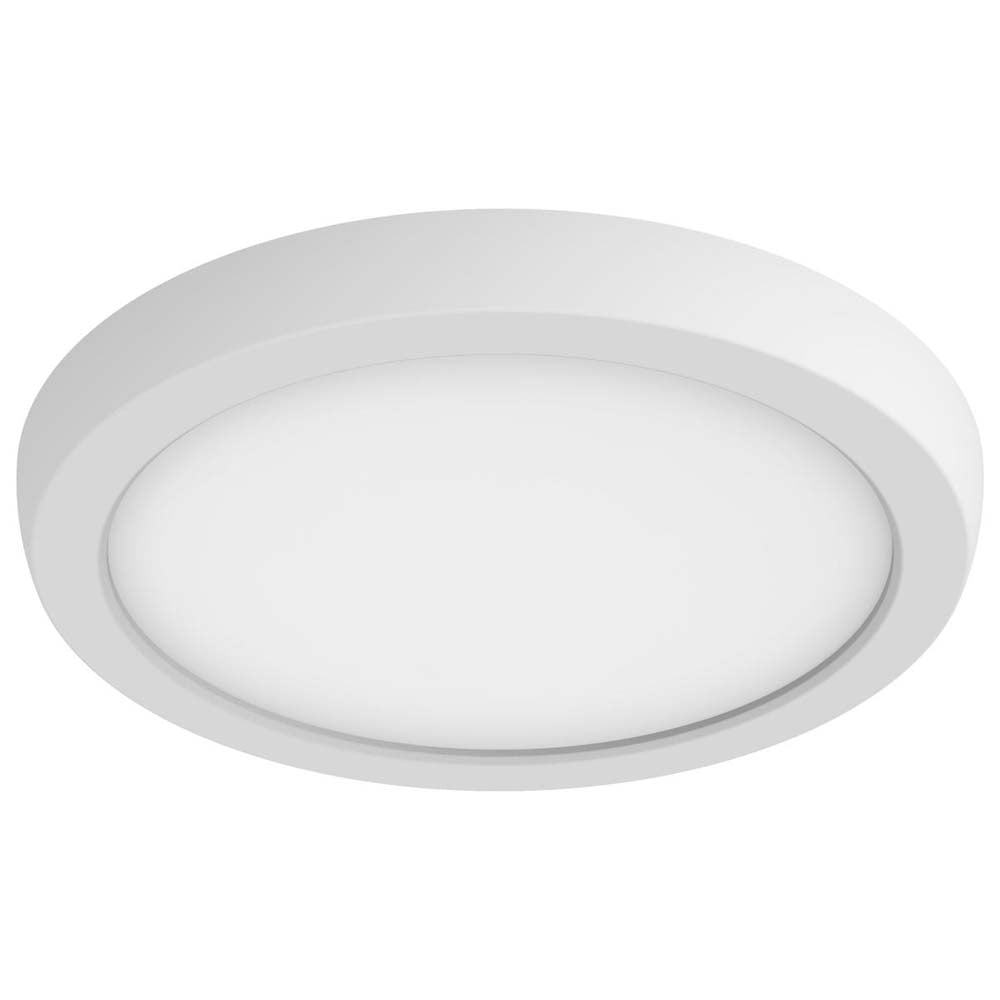 Blink - 11W 7-in LED Fixture 3000K Round Shape White Finish 120-277v