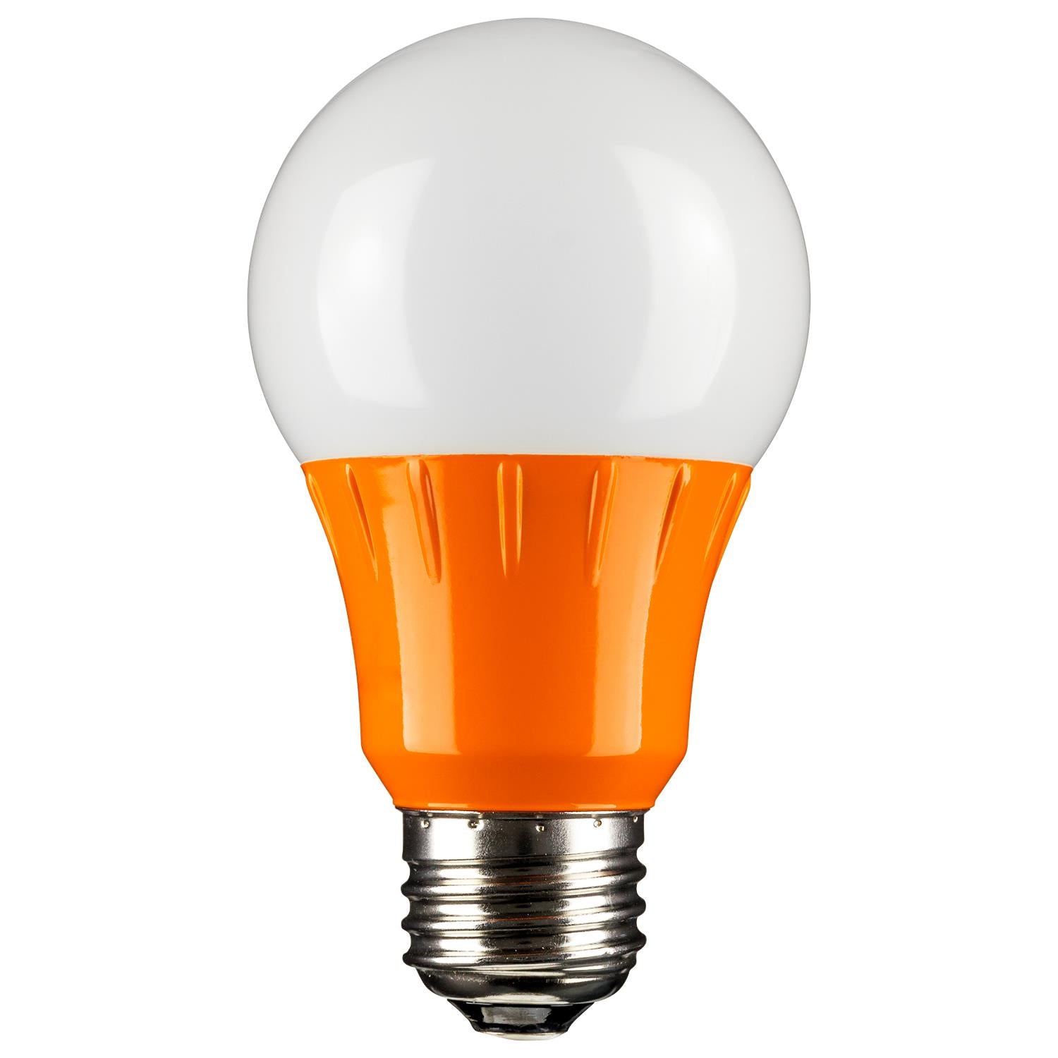 SUNLITE Orange LED A19 3w Medium (E26) Base Light Bulb - 80147-SU